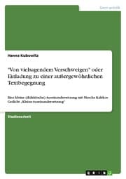 Cover von 'Von vielsagendem Verschweigen' oder Einladung zu einer außergewöhnlichen Textbegegnung