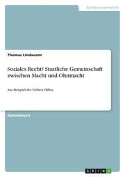 Cover von Soziales Recht? Staatliche Gemeinschaft zwischen Macht und Ohnmacht