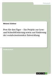 Cover von Post für den Tiger - Ein Projekt zur Lese- und Schreibförderung sowie zur Förderung der sozial-emotionalen Entwicklung