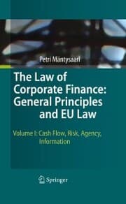 Cover von The Law of Corporate Finance: General Principles and EU Law