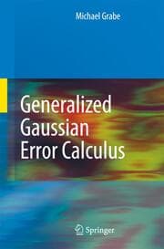 Cover von Generalized Gaussian Error Calculus