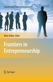 Cover von Frontiers in Entrepreneurship