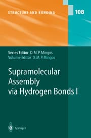 Cover von Supramolecular Assembly via Hydrogen Bonds I