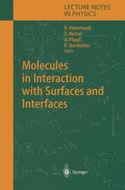 Cover von Molecules in Interaction with Surfaces and Interfaces