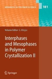 Cover von Interphases and Mesophases in Polymer Crystallization II