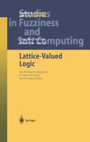 Cover von Lattice-Valued Logic