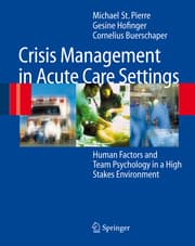 Cover von Crisis Management in Acute Care Settings