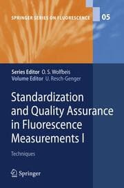 Cover von Standardization and Quality Assurance in Fluorescence Measurements I