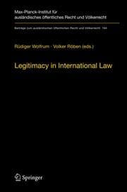 Cover von Legitimacy in International Law