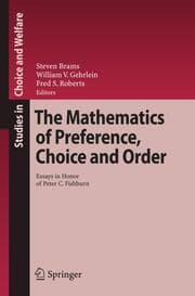 Cover von The Mathematics of Preference, Choice and Order