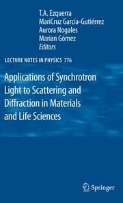 Cover von Applications of Synchrotron Light to Scattering and Diffraction in Materials and Life Sciences