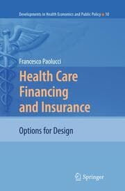 Cover von Health Care Financing and Insurance