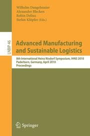 Cover von Advanced Manufacturing and Sustainable Logistics