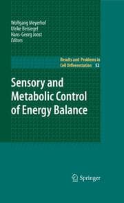 Cover von Sensory and Metabolic Control of Energy Balance