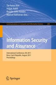 Cover von Information Security and Assurance