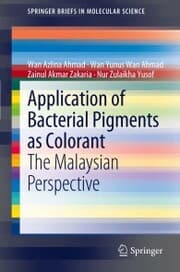 Cover von Application of Bacterial Pigments as Colorant