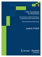 Cover von Mehr Innovationen für Deutschland