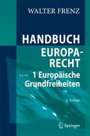 Cover von Handbuch Europarecht