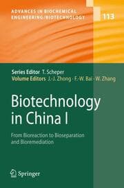 Cover von Biotechnology in China I