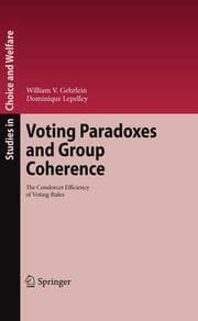 Cover von Voting Paradoxes and Group Coherence