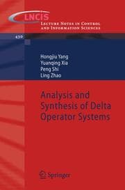 Cover von Analysis and Synthesis of Delta Operator Systems