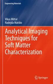 Cover von Analytical Imaging Techniques for Soft Matter Characterization