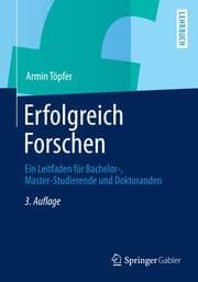 Cover von Erfolgreich Forschen