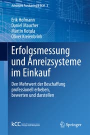 Cover von Erfolgsmessung und Anreizsysteme im Einkauf