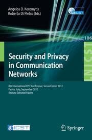 Cover von Security and Privacy in Communication Networks