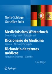 Cover von Medizinisches Wörterbuch/Diccionario de Medicina/Dicionário de termos médicos