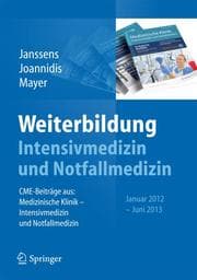 Cover von Weiterbildung Intensivmedizin und Notfallmedizin