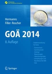 Cover von GOÄ 2014