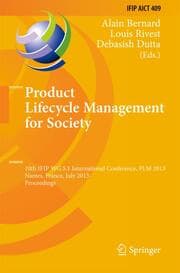 Cover von Product Lifecycle Management for Society