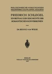 Cover von Friedrich Schlegel