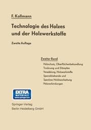 Cover von Technologie des Holzes und der Holzwerkstoffe