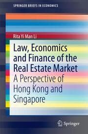Cover von Law, Economics and Finance of the Real Estate Market