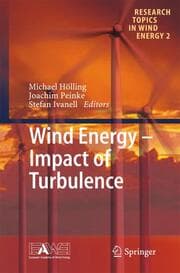 Cover von Wind Energy - Impact of Turbulence