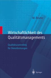 Cover von Wirtschaftlichkeit des Qualitätsmanagements