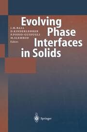 Cover von Fundamental Contributions to the Continuum Theory of Evolving Phase Interfaces in Solids