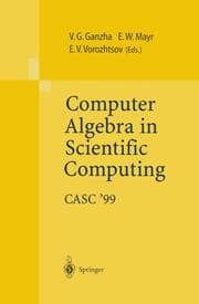 Cover von Computer Algebra in Scientific Computing CASC99