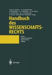 Cover von Handbuch des Wissenschaftsrechts