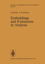 Cover von Embeddings and Extensions in Analysis