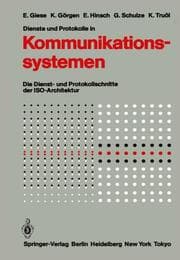 Cover von Dienste und Protokolle in Kommunikationssystemen
