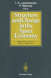 Cover von Structure and Change in the Space Economy
