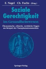 Cover von Soziale Gerechtigkeit im Gesundheitswesen