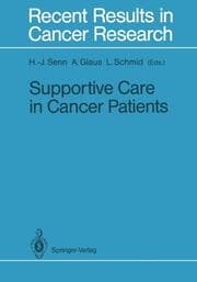 Cover von Supportive Care in Cancer Patients