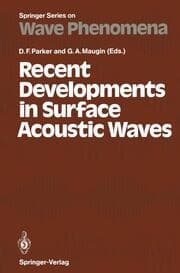 Cover von Recent Developments in Surface Acoustic Waves