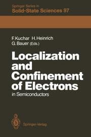 Cover von Localization and Confinement of Electrons in Semiconductors