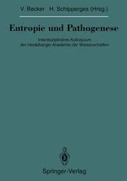 Cover von Entropie und Pathogenese