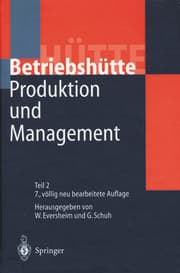 Cover von Produktion und Management 'Betriebshütte'